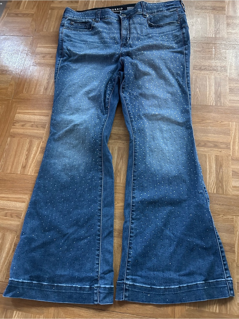 Torrid Rhinestone Jeans- 16 - Picture 1 of 8